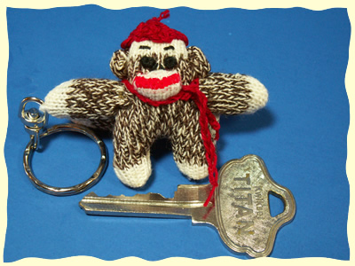 Sock Monkey Fun! Adopt your own Sockmonkey.